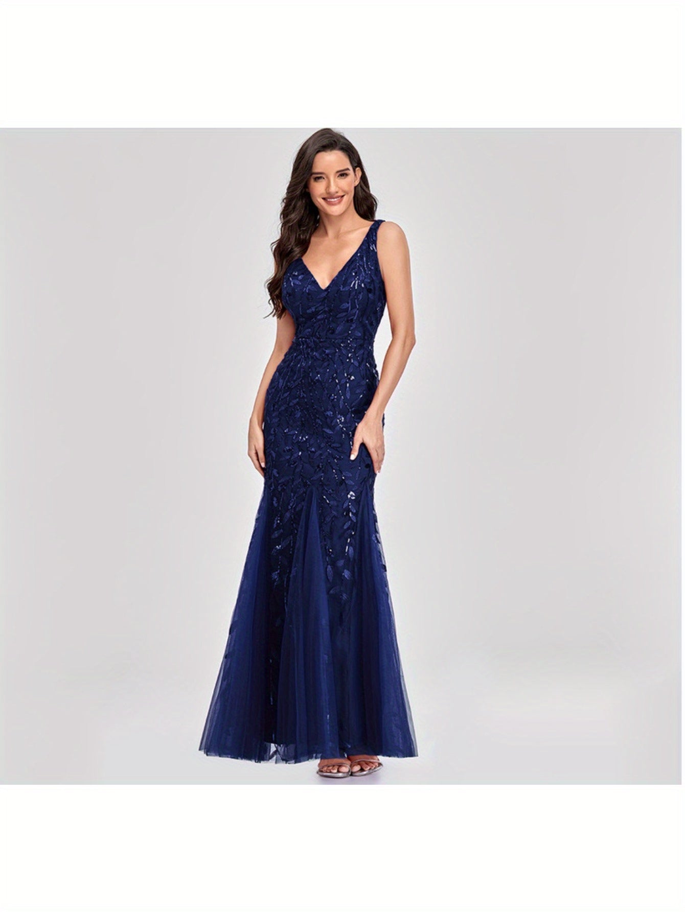 Stunning Sequined Maxi Dress Perfect for Formal Events