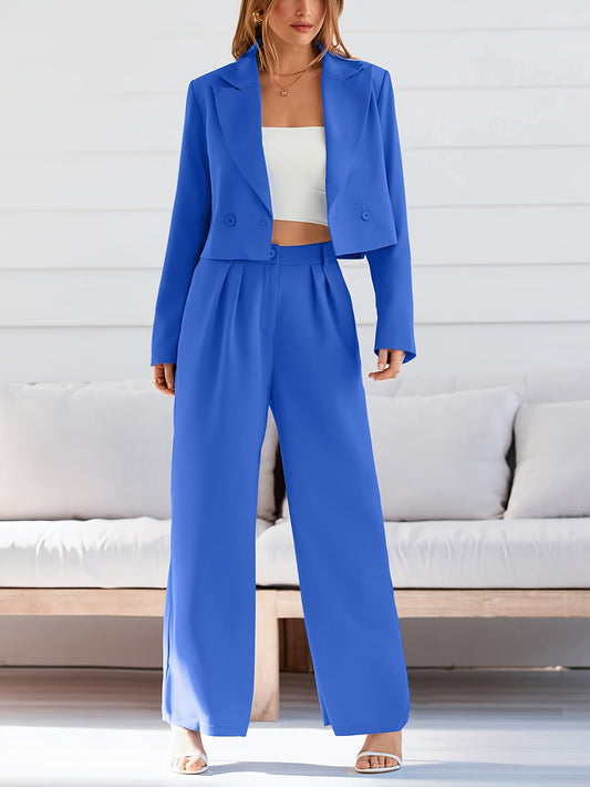 Women's Two-piece Casual  Pant Suit