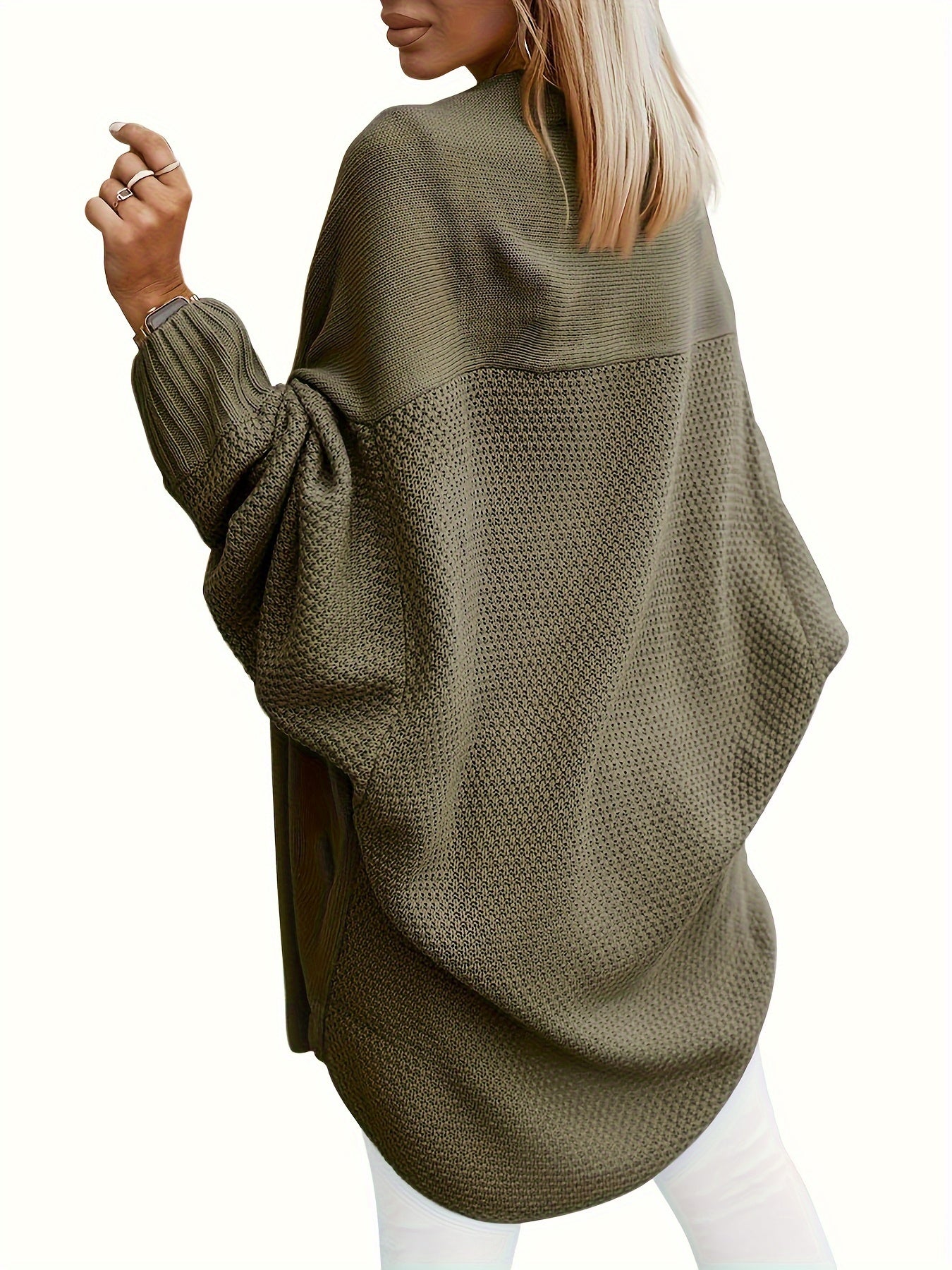 Women's  Batwing Sleeve Oversized Long Cardigan Sweaters