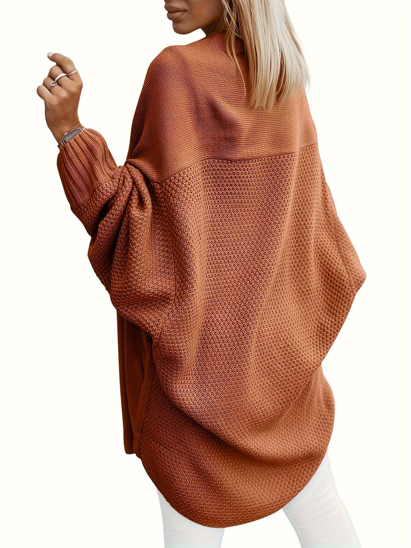 Women's  Batwing Sleeve Oversized Long Cardigan Sweaters