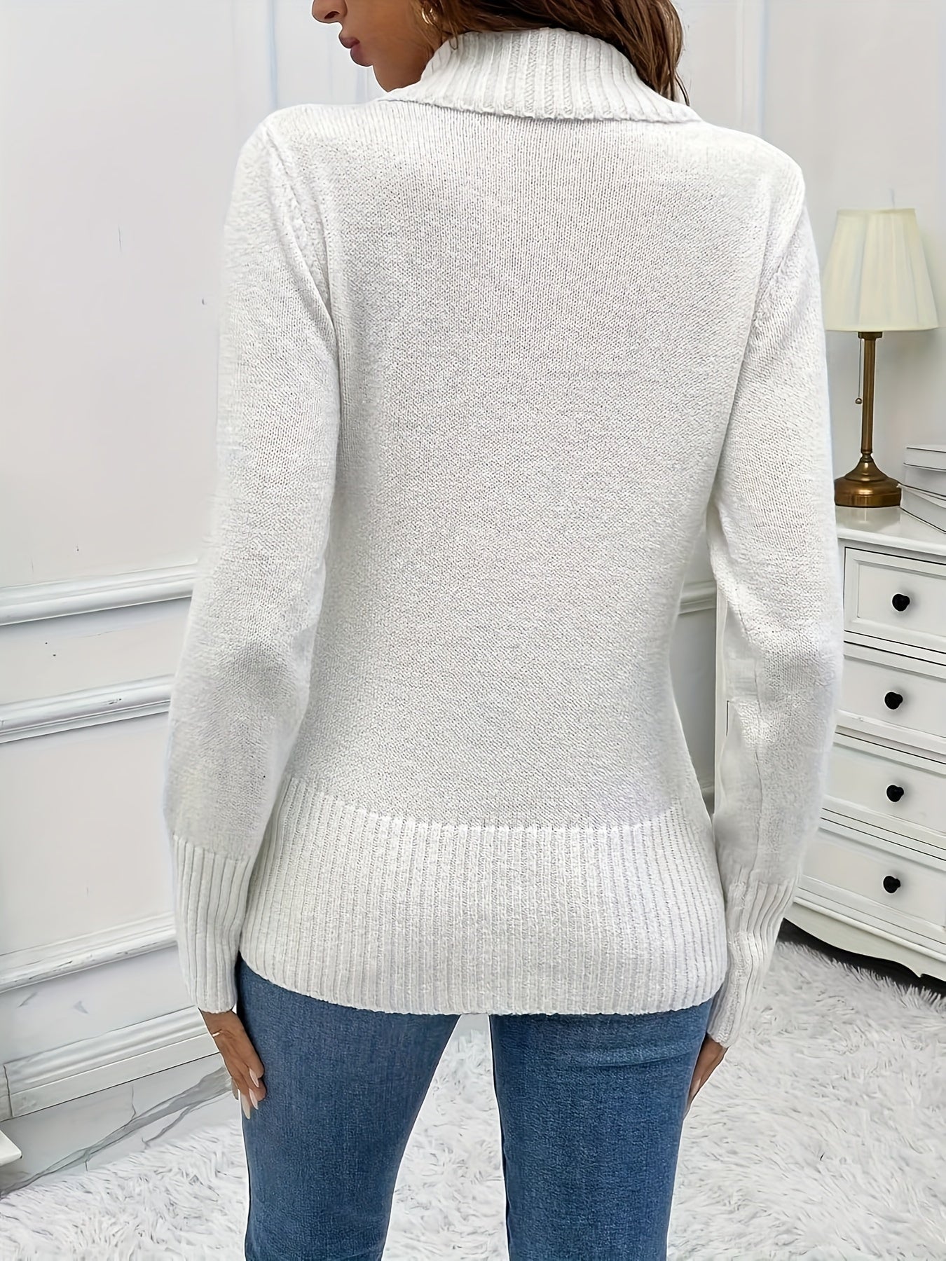 V-Neck Elegant Sleeveless Sweater