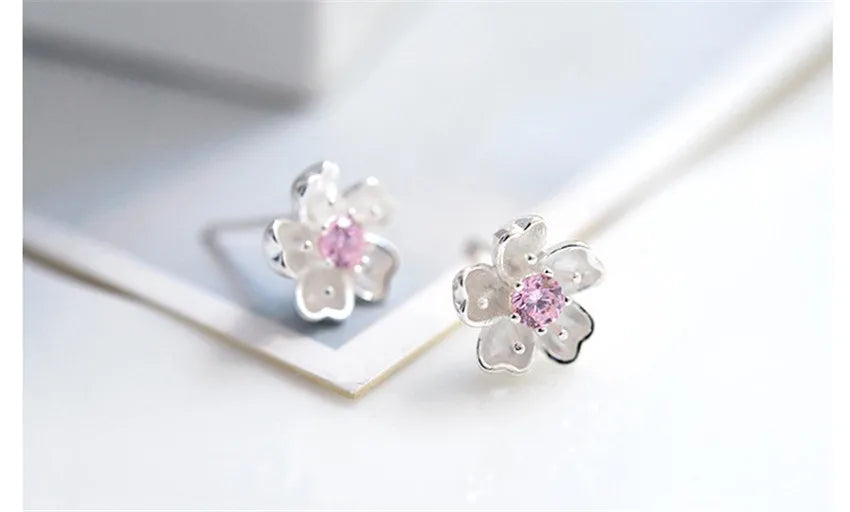 Cherry Blossoms Sakura Flower Jewelry Sets