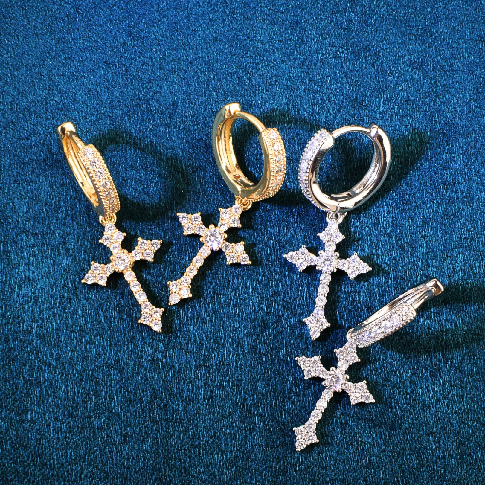 Cross Dangle Earrings - All About Variety