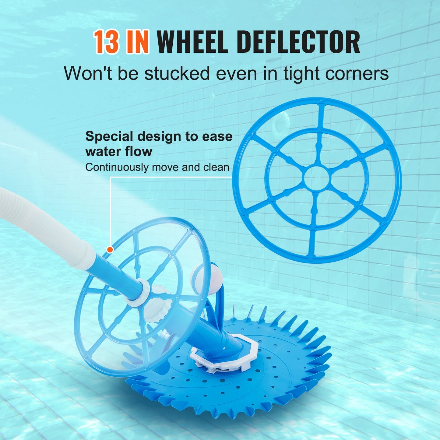 Automatic Suction Pool Cleaner Pool Vacuum Cleaner