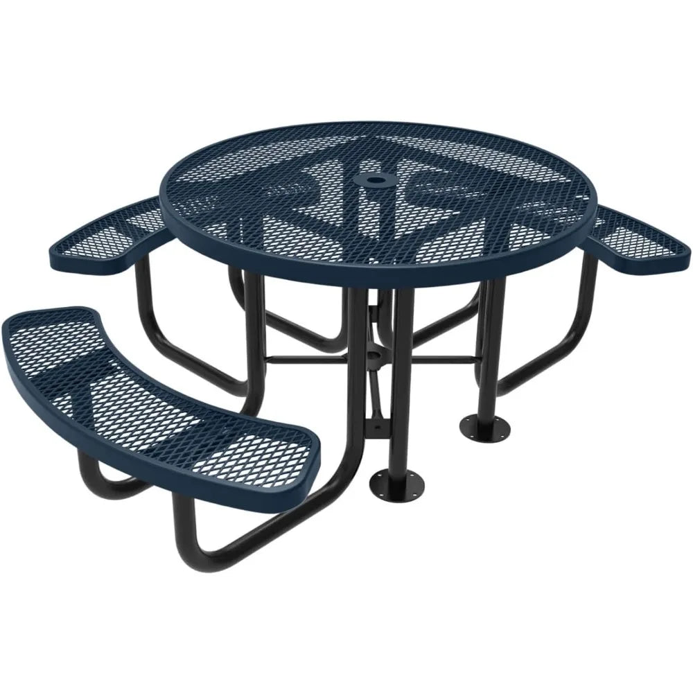 Coated Heavy-Duty Portable Outdoor Picnic Table