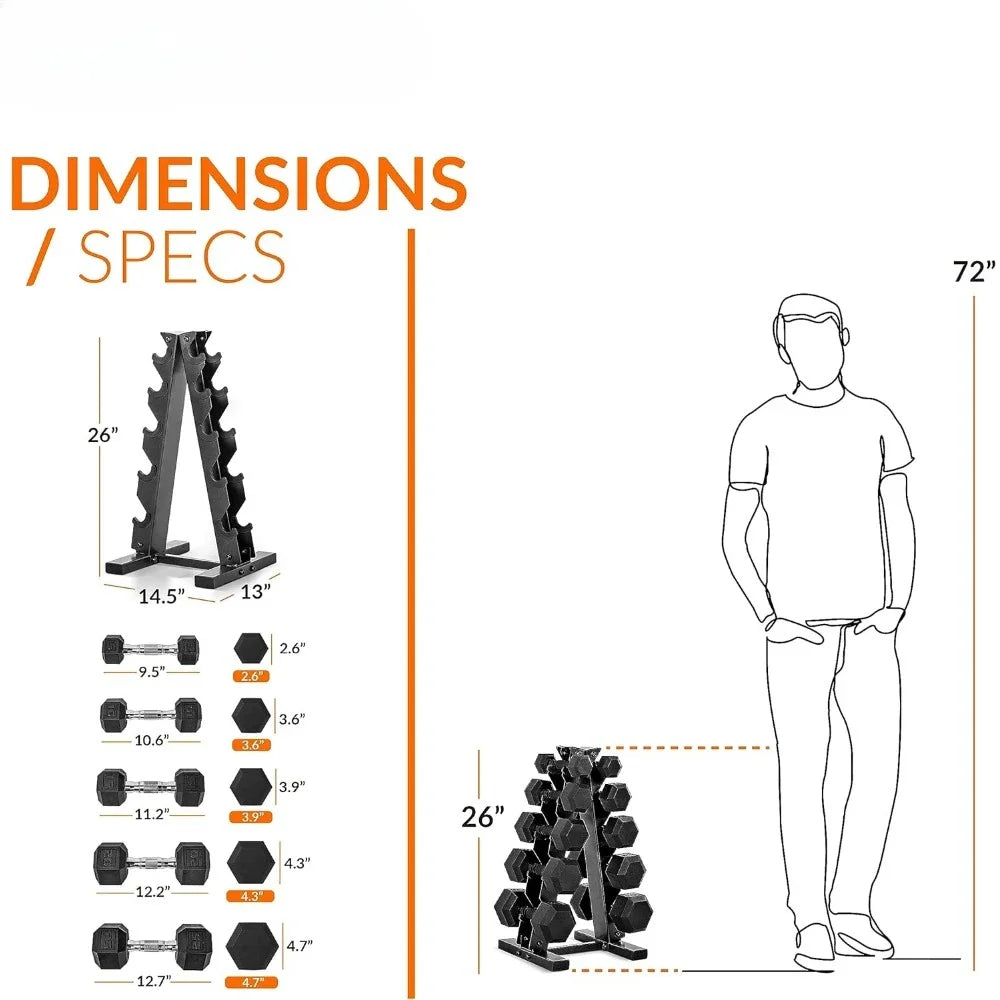 Dumbbell Set With Rack - All About Variety