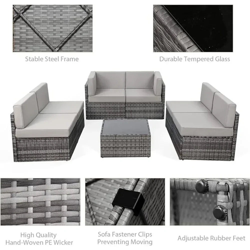 7-piece patio furniture set - All About Variety