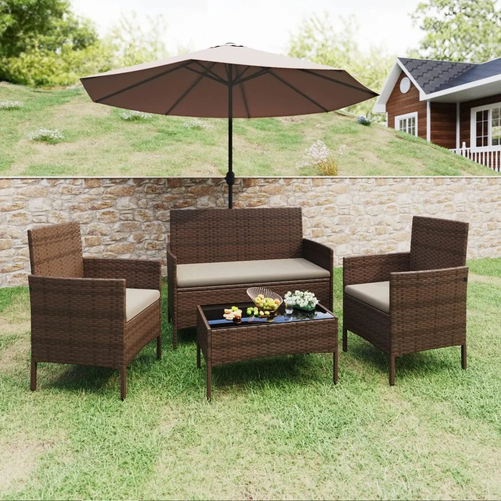 Garden Furniture 4 Pieces Sets - All About Variety