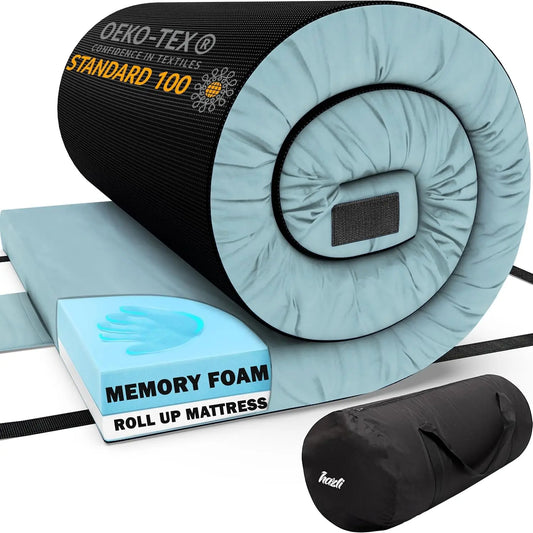 Comfort-Cell Memory Foam Camping Mattress Pad