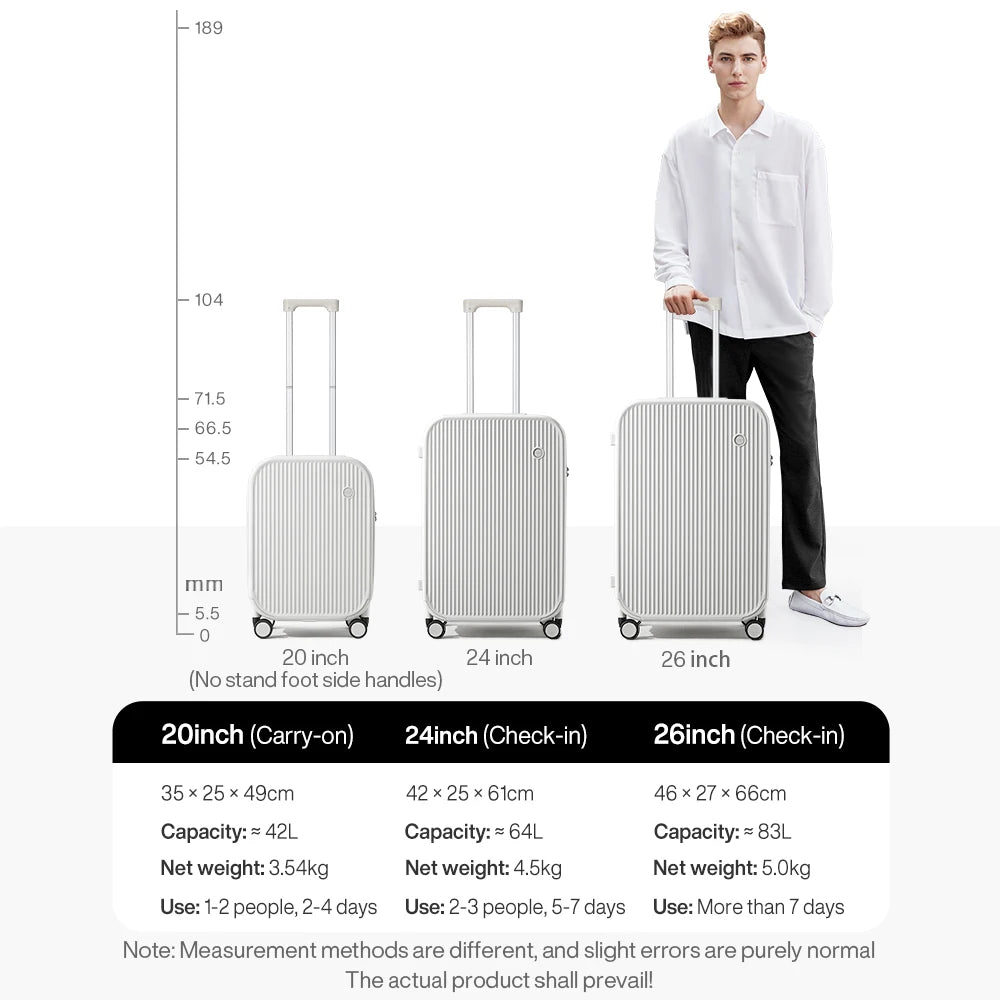 New Design Carry On Hard Shell Rolling Luggage