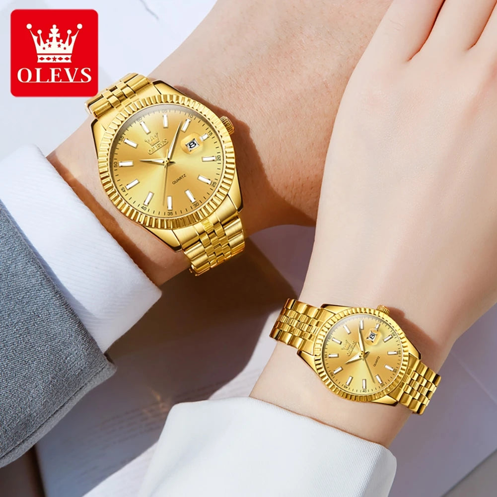 Elegant Fashion Men Women Couple Watch - All About Variety