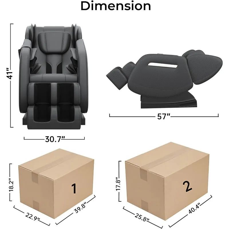 Full Body Massage Chair Recliner with Heating Function - All About Variety