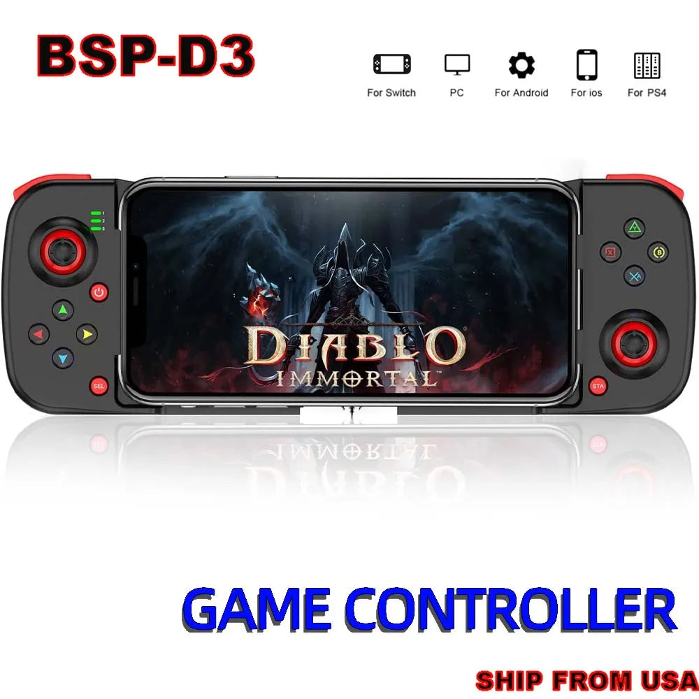 D3 Wireless Game Controller for iOS/Android/PC