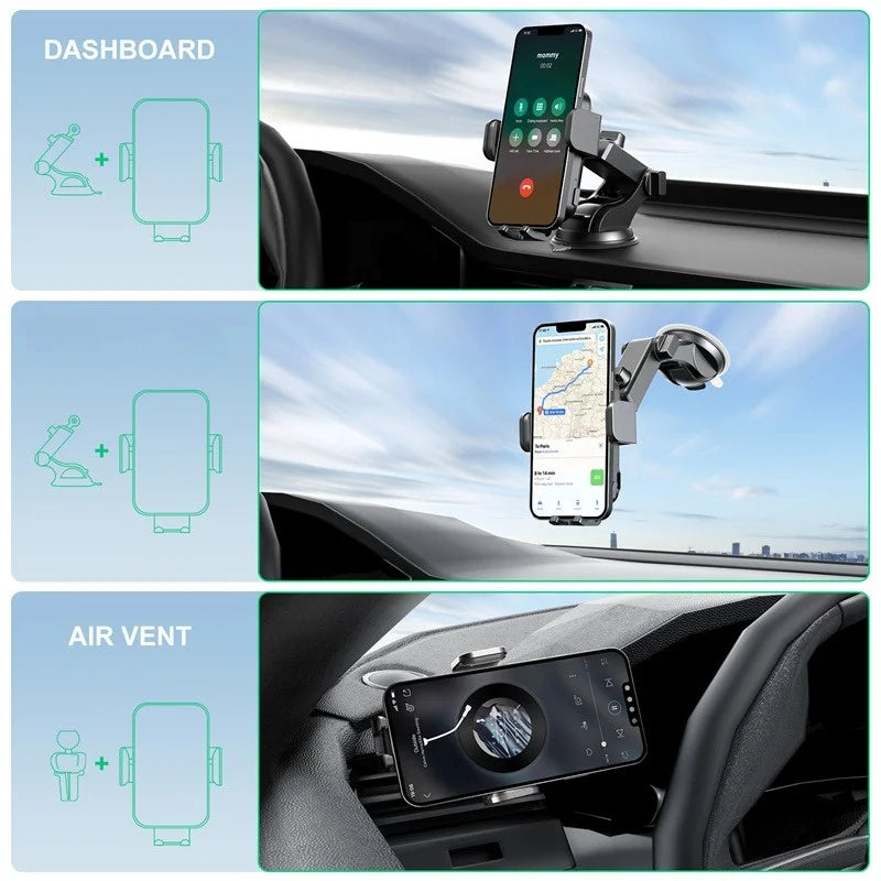 Dashboard car mobile phone wireless charging holder