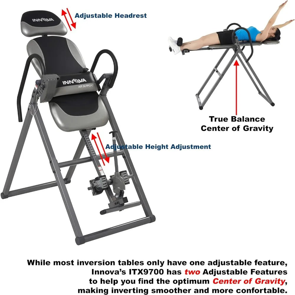 ITX9900 Inversion Table with Air Lumbar Support - All About Variety