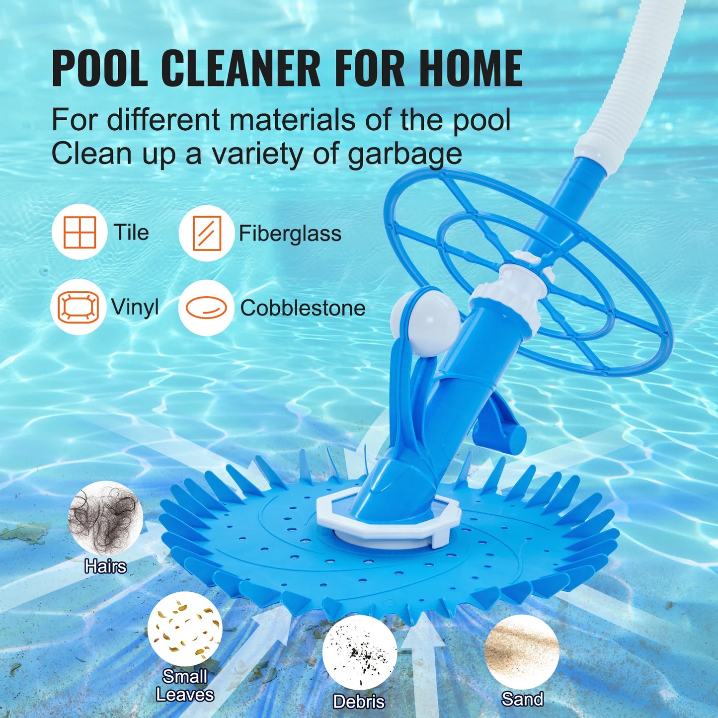 Automatic Suction Pool Cleaner Pool Vacuum Cleaner