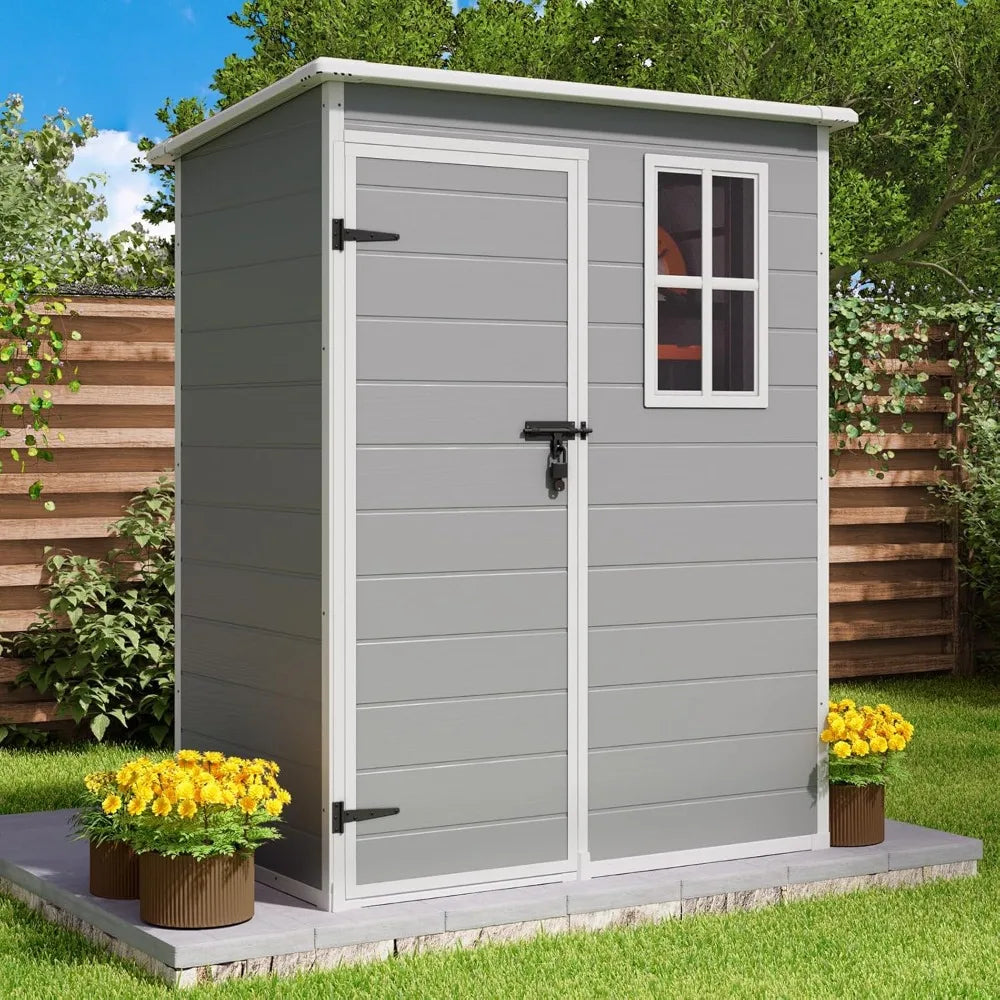 Outdoor Resin Storage Shed 5x3 FT