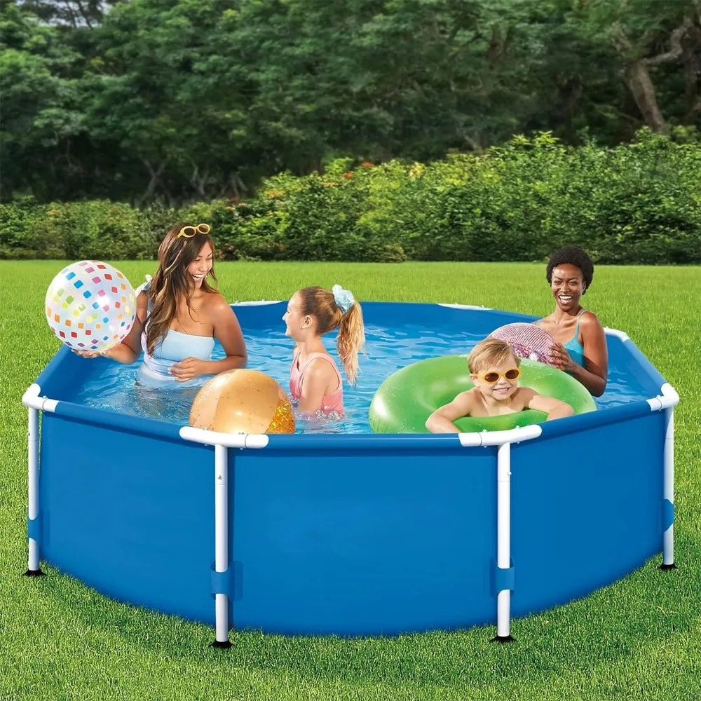 Outdoor Swimming Pool  8' x 30" Round  Above Ground - All About Variety