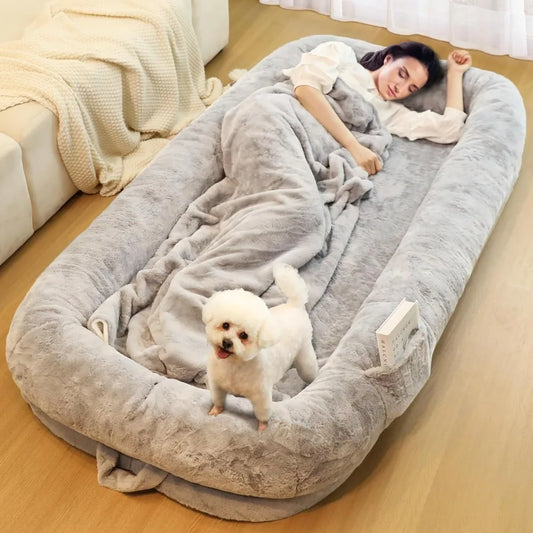 71"  Dog Bed, Removable Cover, Washable, Waterproof, Orthopedic