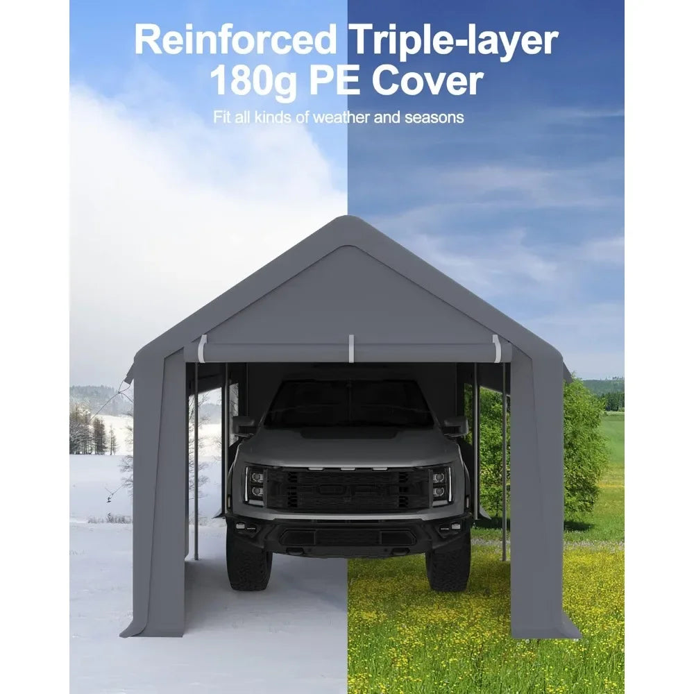 13'x20' Portable Garage, Heavy Duty Carport Canopy - All About Variety