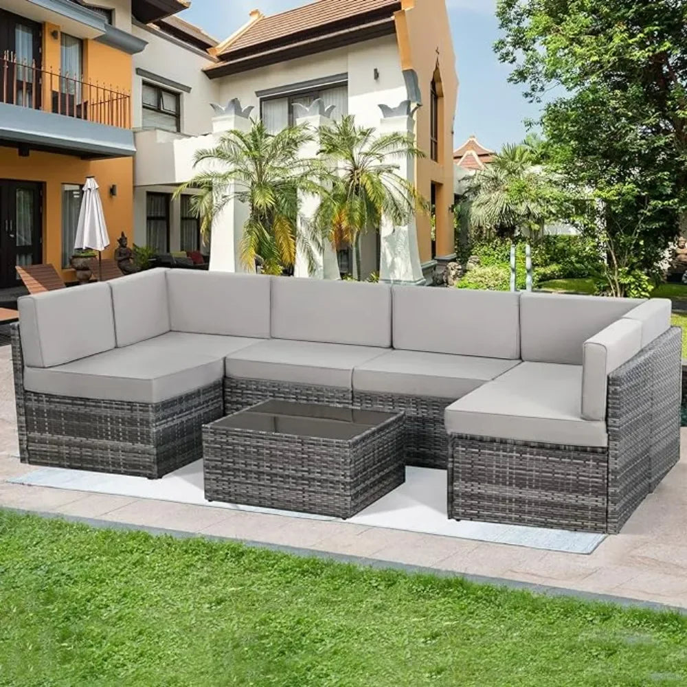 7-piece patio furniture set - All About Variety