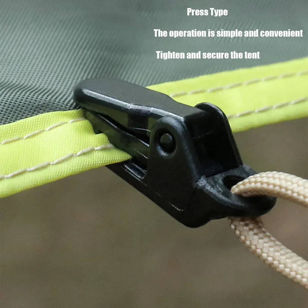 Awning Clamp, Tarp Clips, Snap Hangers for Tents