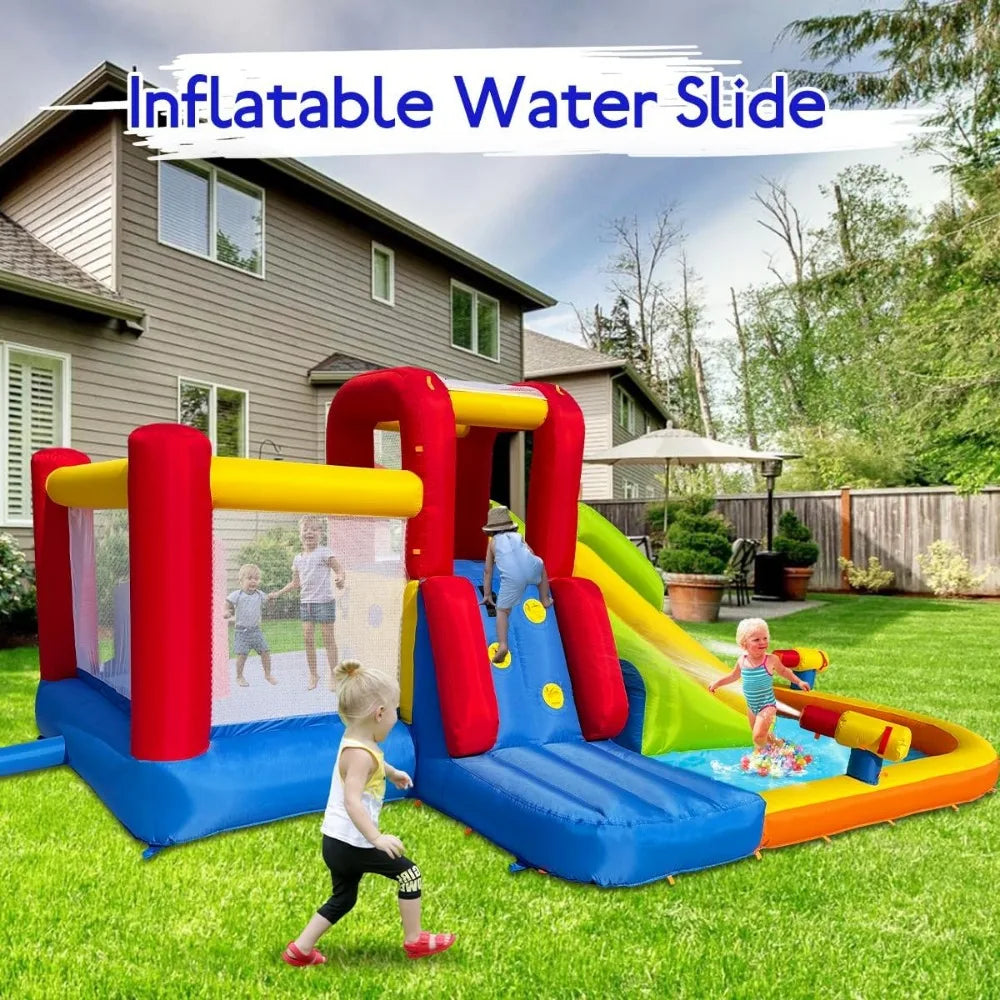 Bounce House Inflatable Water Slides for Kids