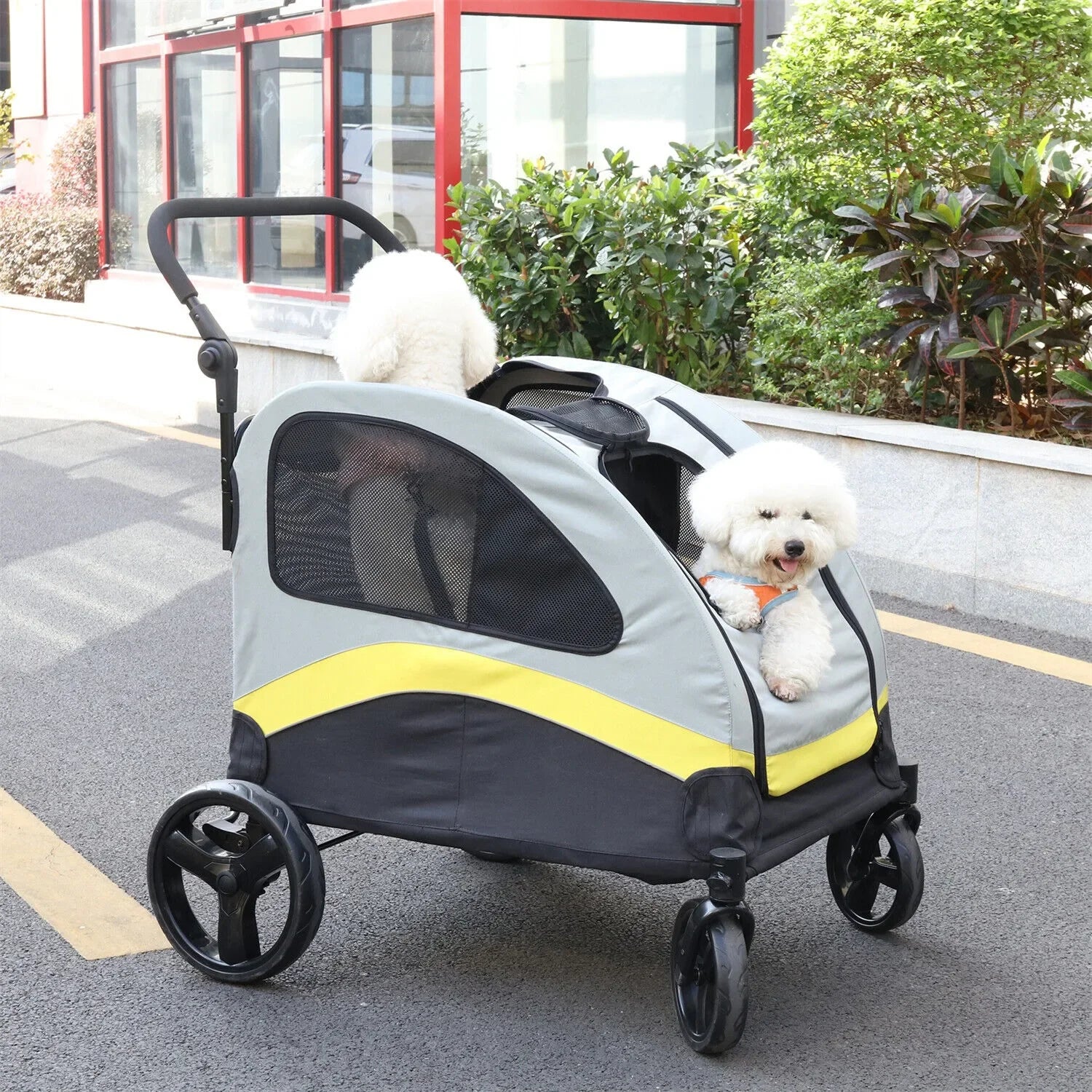 US Dog cart suitable for 2 puppies - All About Variety