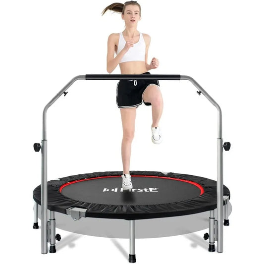 Foldable Fitness Trampolines with 4 Level Adjustable Heights - All About Variety