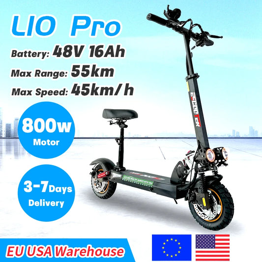 800W Power Portable Escooter with Off-Road Tire