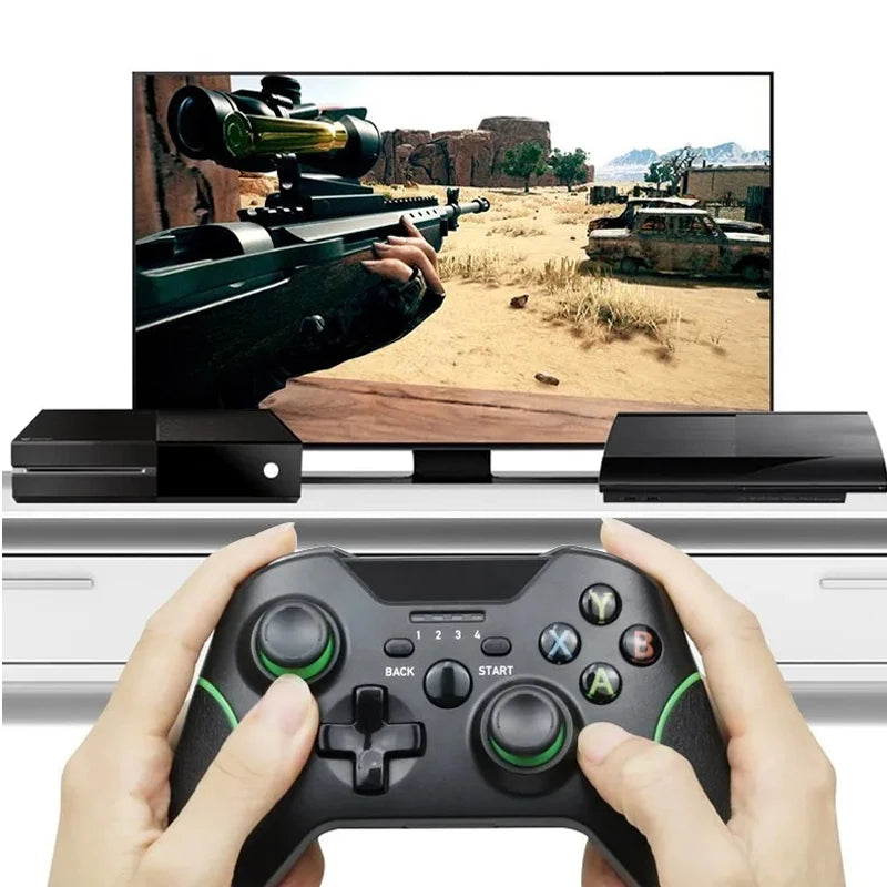 Wireless Gamepad Controller for PC with Dual Vibration