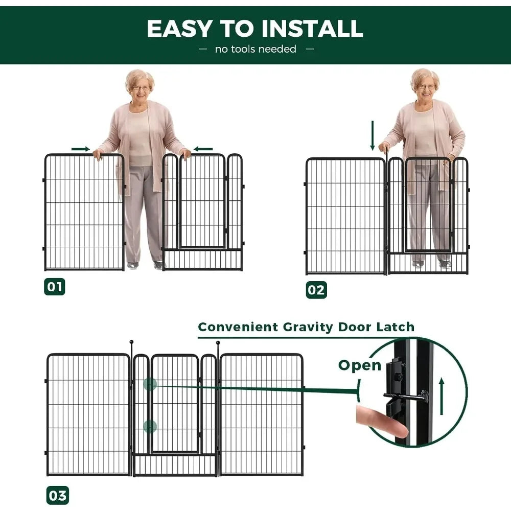 Dog fence designed specifically for camping, yard