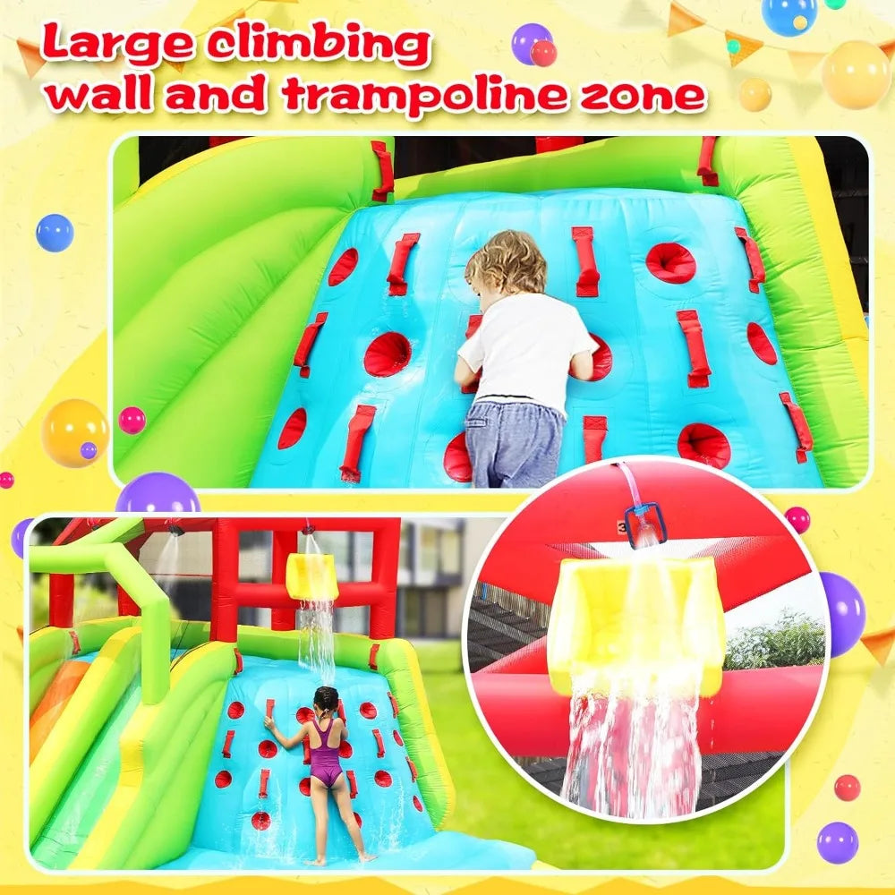 Inflatable Water Slide with splash pool - All About Variety