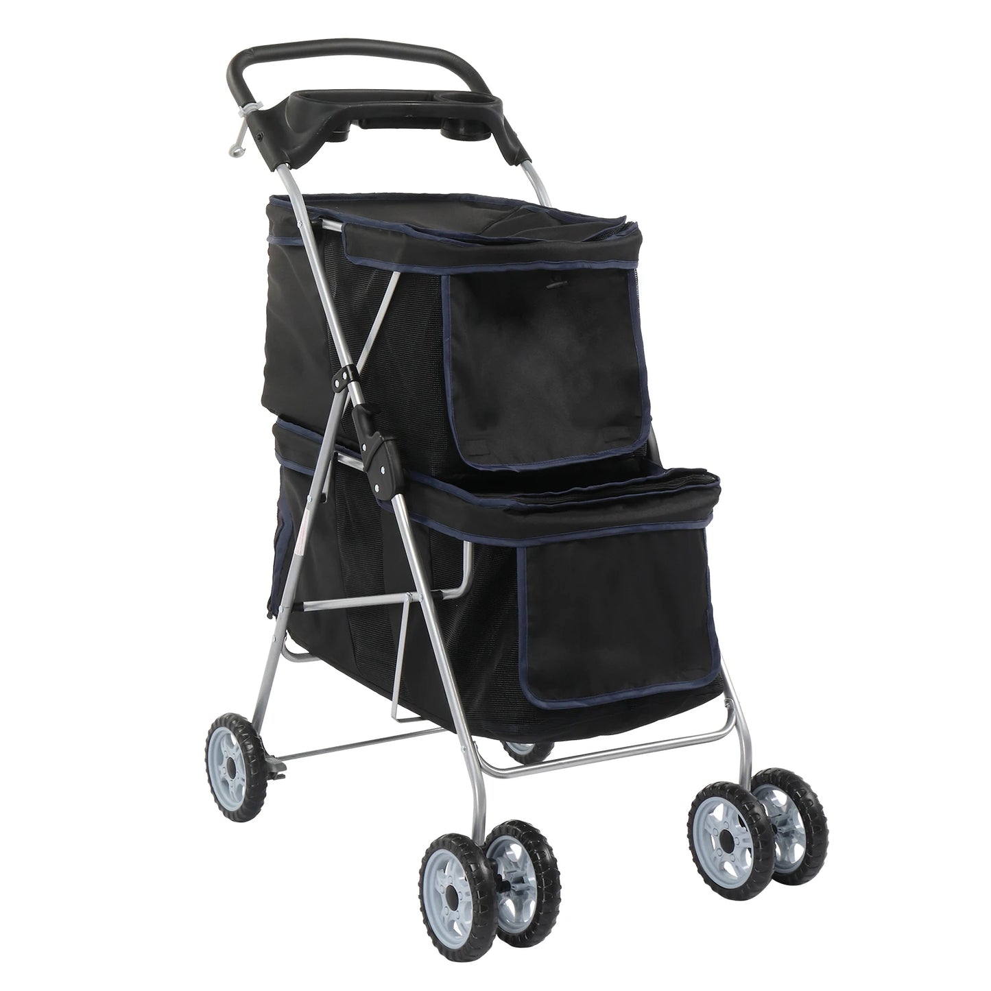 Double 4-Wheel Carrier Jogger for Small-Medium Pets