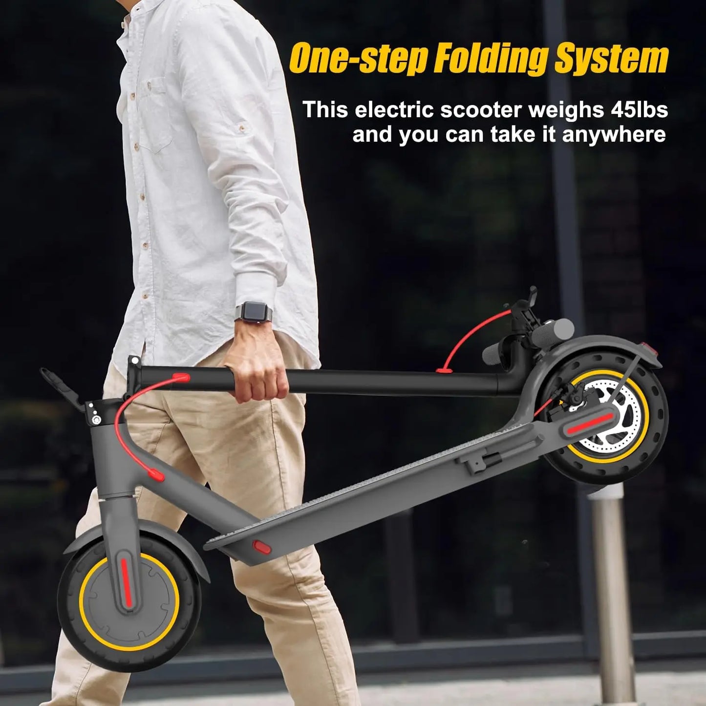 350W Shock Absorption City Commuter Folding E-Scooter