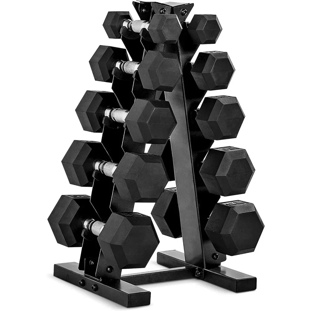 Dumbbell Set with Rack | Multiple Options  Fitness Equipment - All About Variety