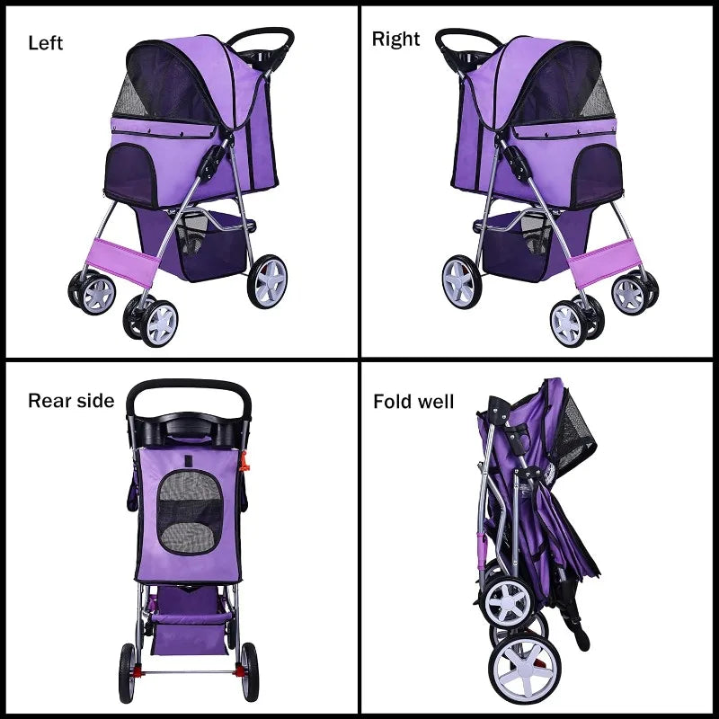 Multifunction Dog Cat Stroller