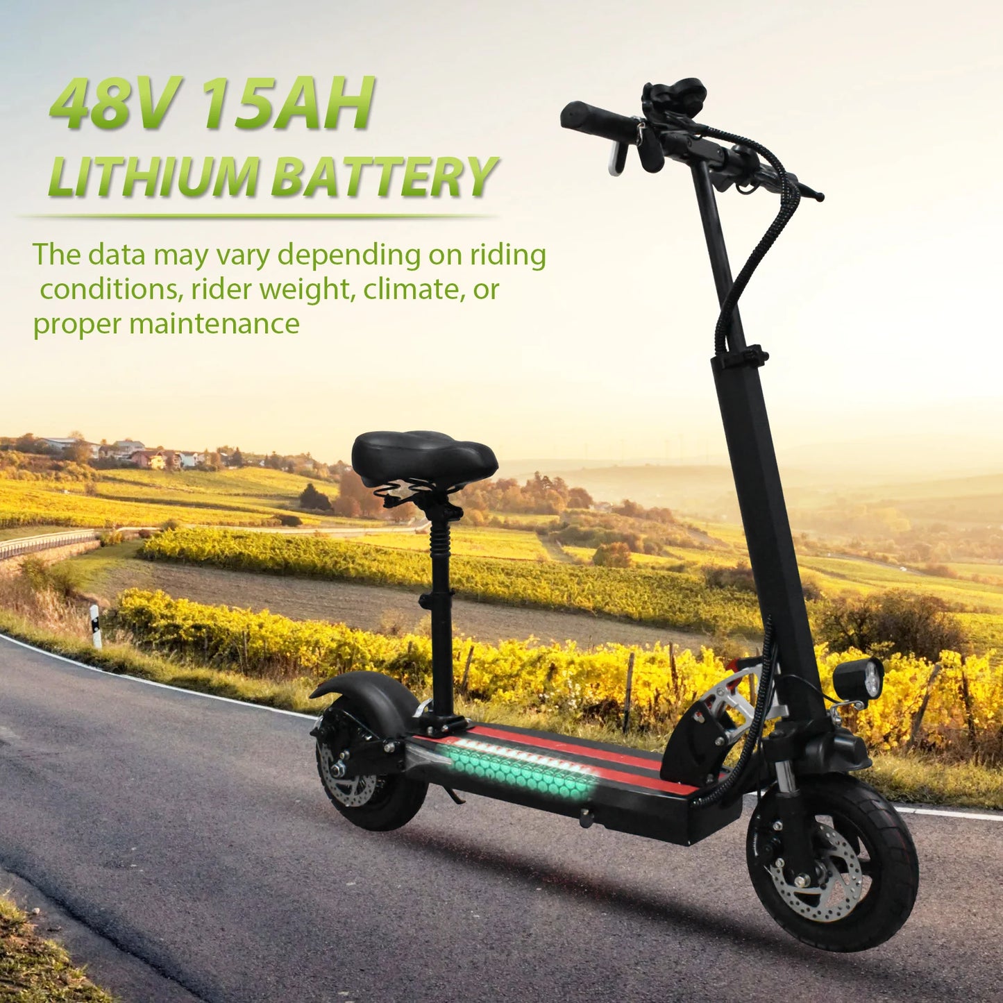 Electric Scooter for Adults 48V 28MPH Folding