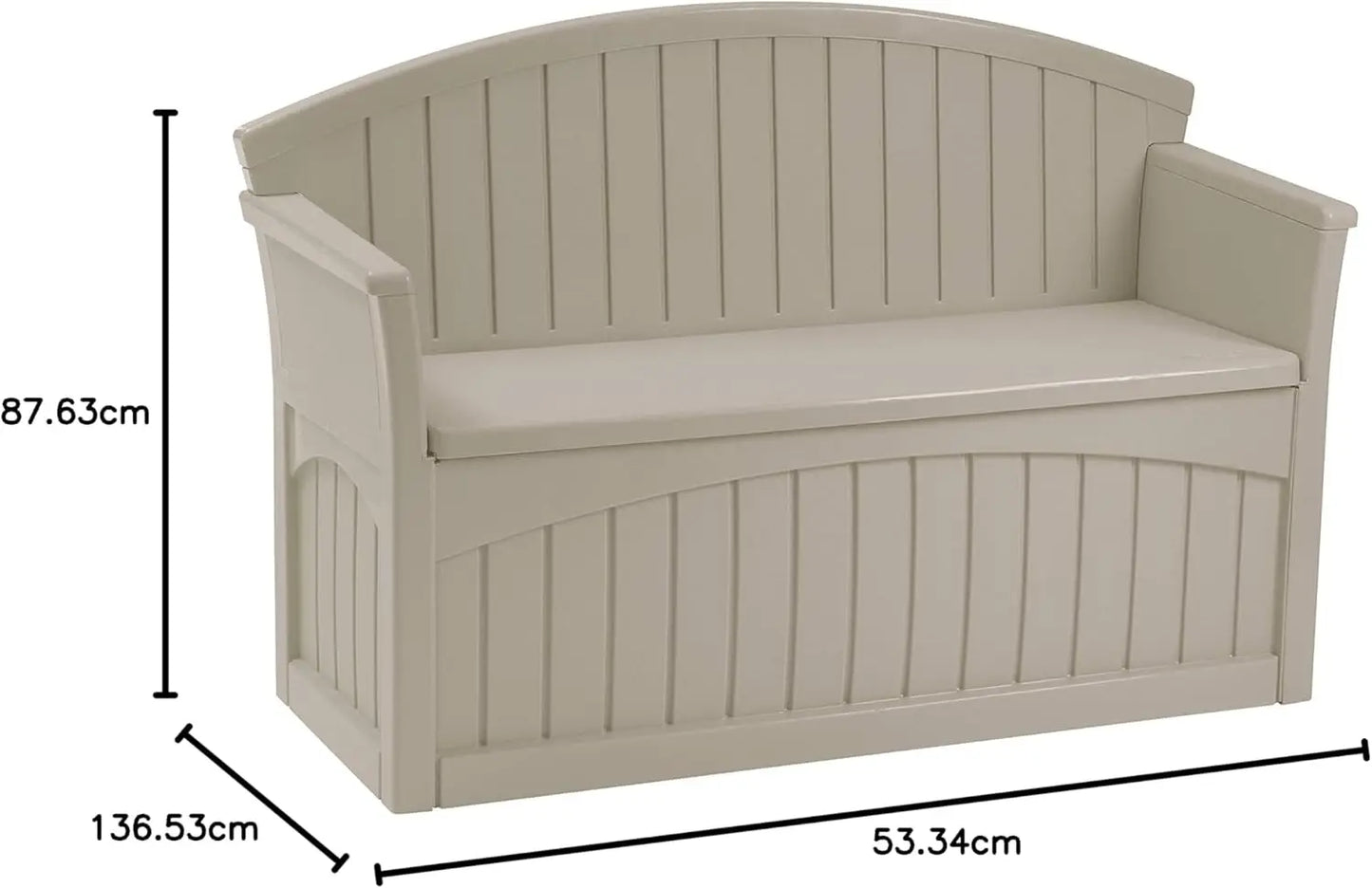 50 Gallon Patio Bench with Storage - All About Variety