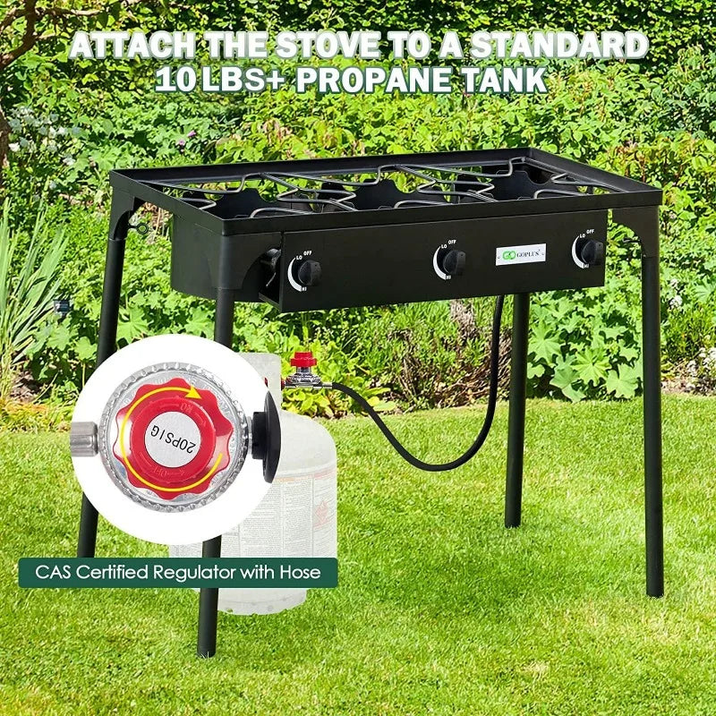 Outdoor Camping Stove Gas Cooker w/Detachable Legs - All About Variety