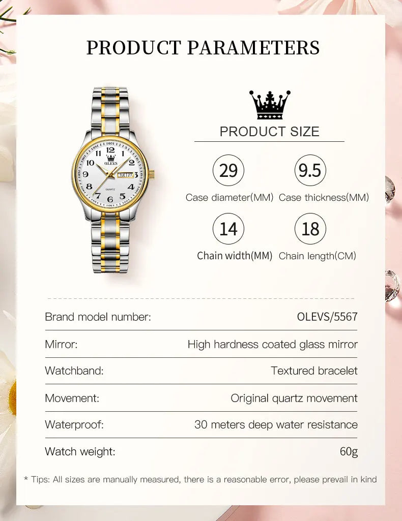 Elegant Dress Ladies Wristwatch - All About Variety