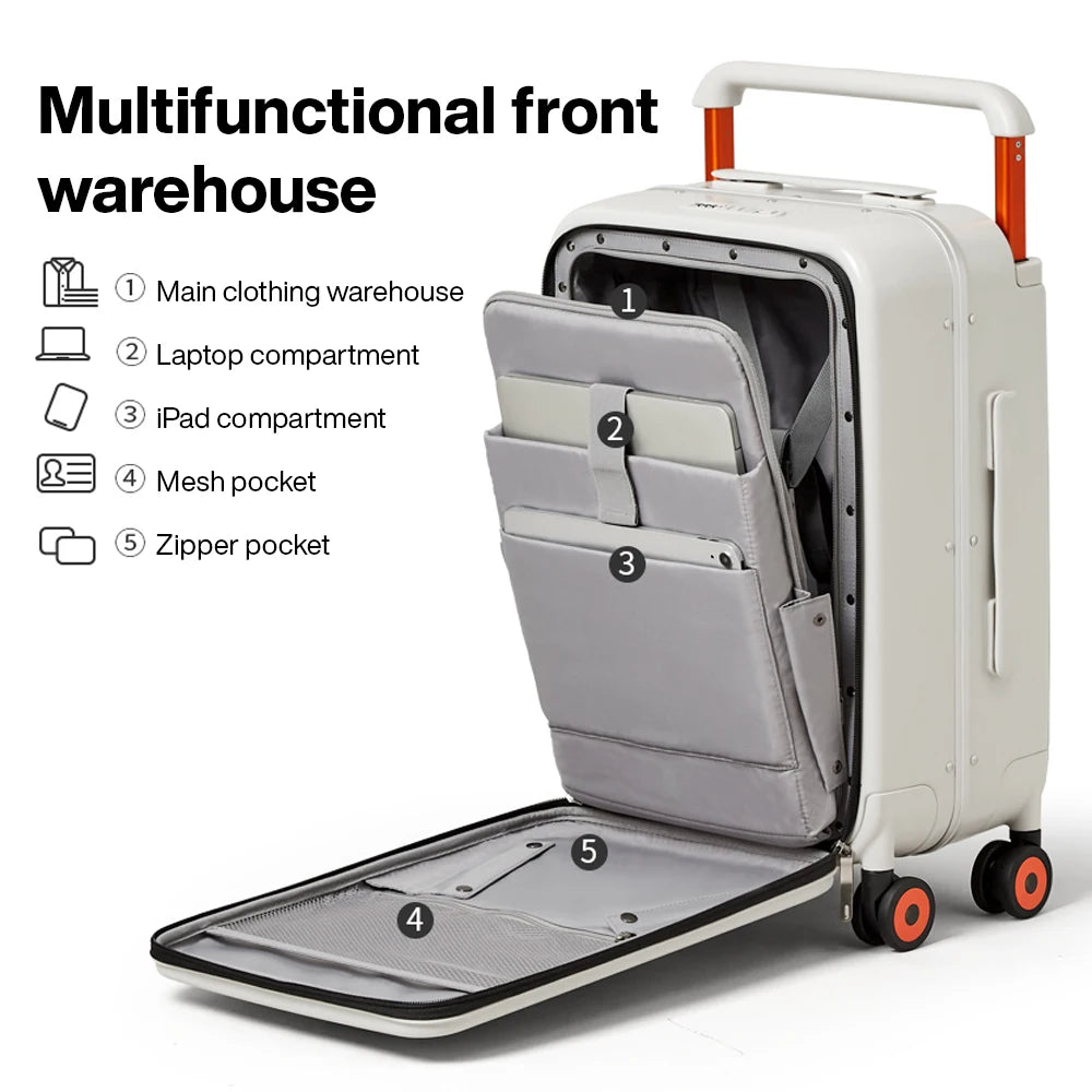 New Design Wide Handle Suitcase Carry-On Luggage