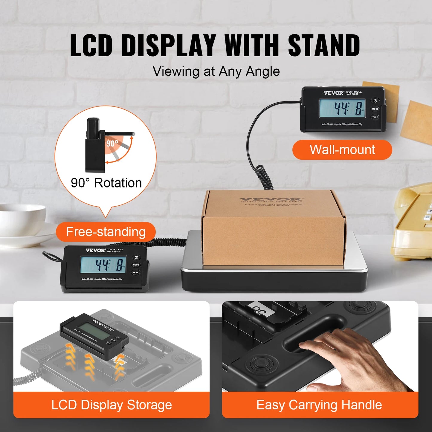 Weighing Scale with LCD Screen Timer for Luggage