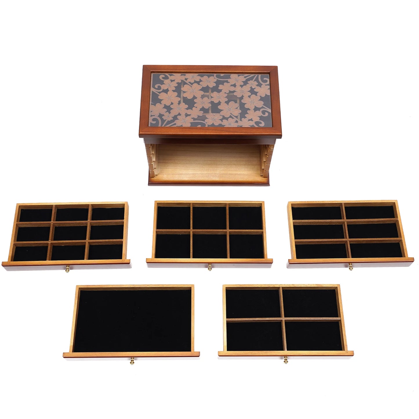 High Quality Box Display Case Organizer For Jewelry