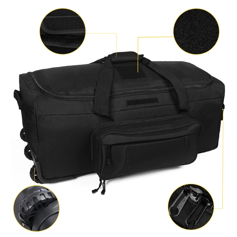 Heavy-Duty Camping Hiking Luggage Travel Suitcase