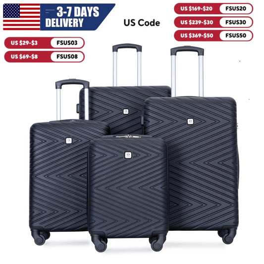 Luggage set 4-Piece Suitcase With Spinner Wheels