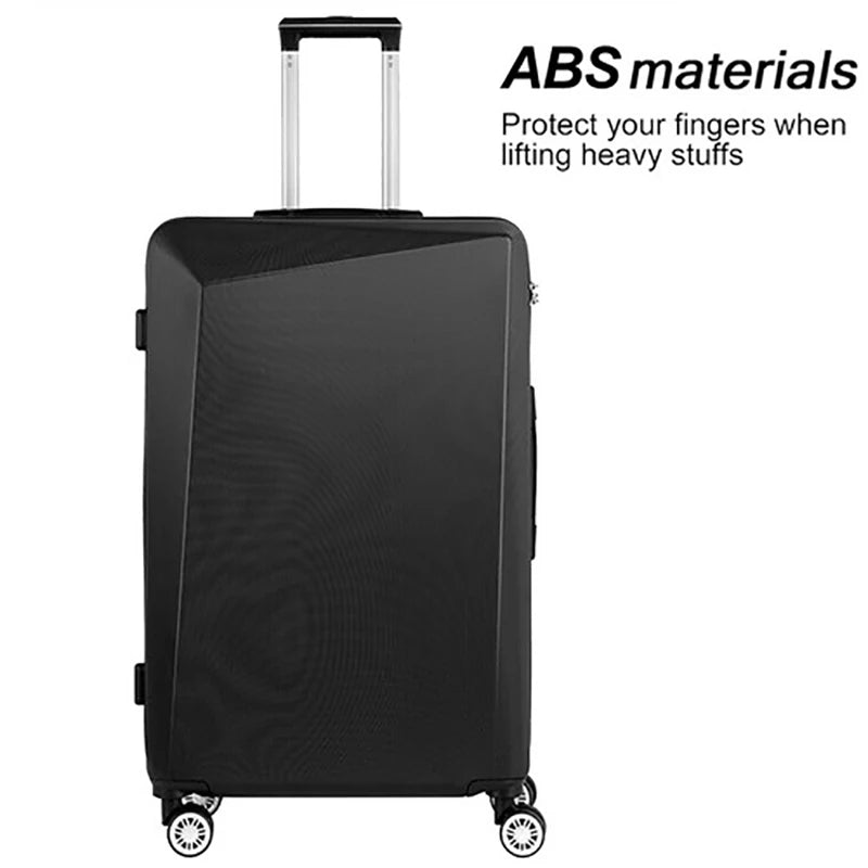 3-piece Set Black TSA Luggage