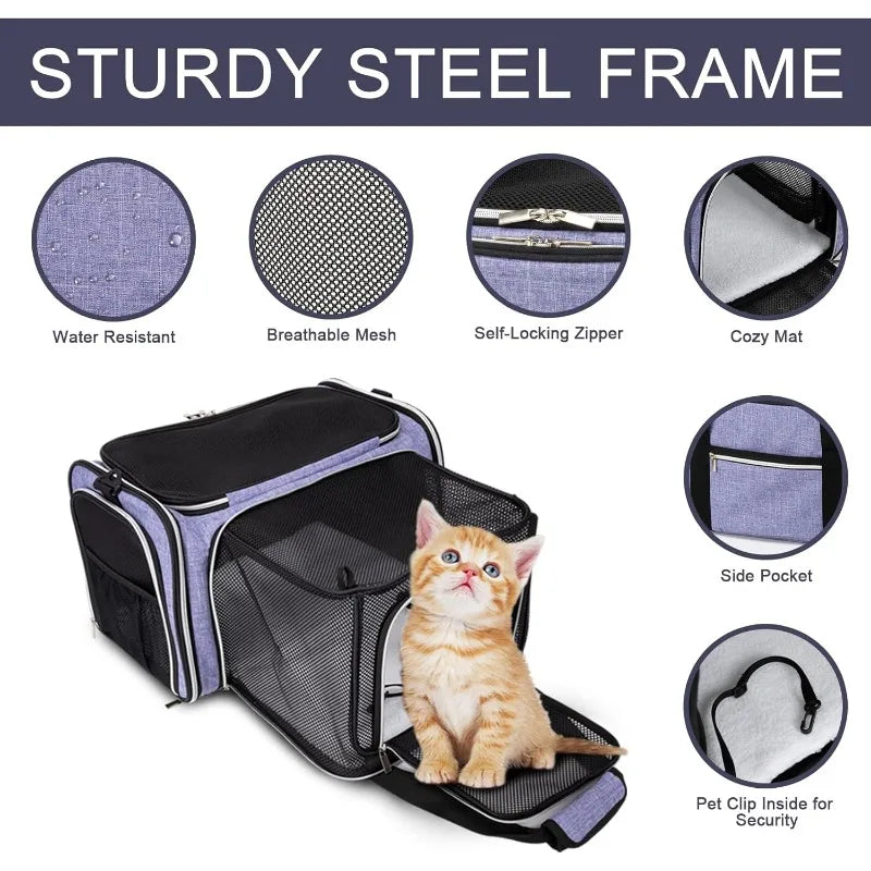 Airline Approved Pet Expandable, Foldable Carrier