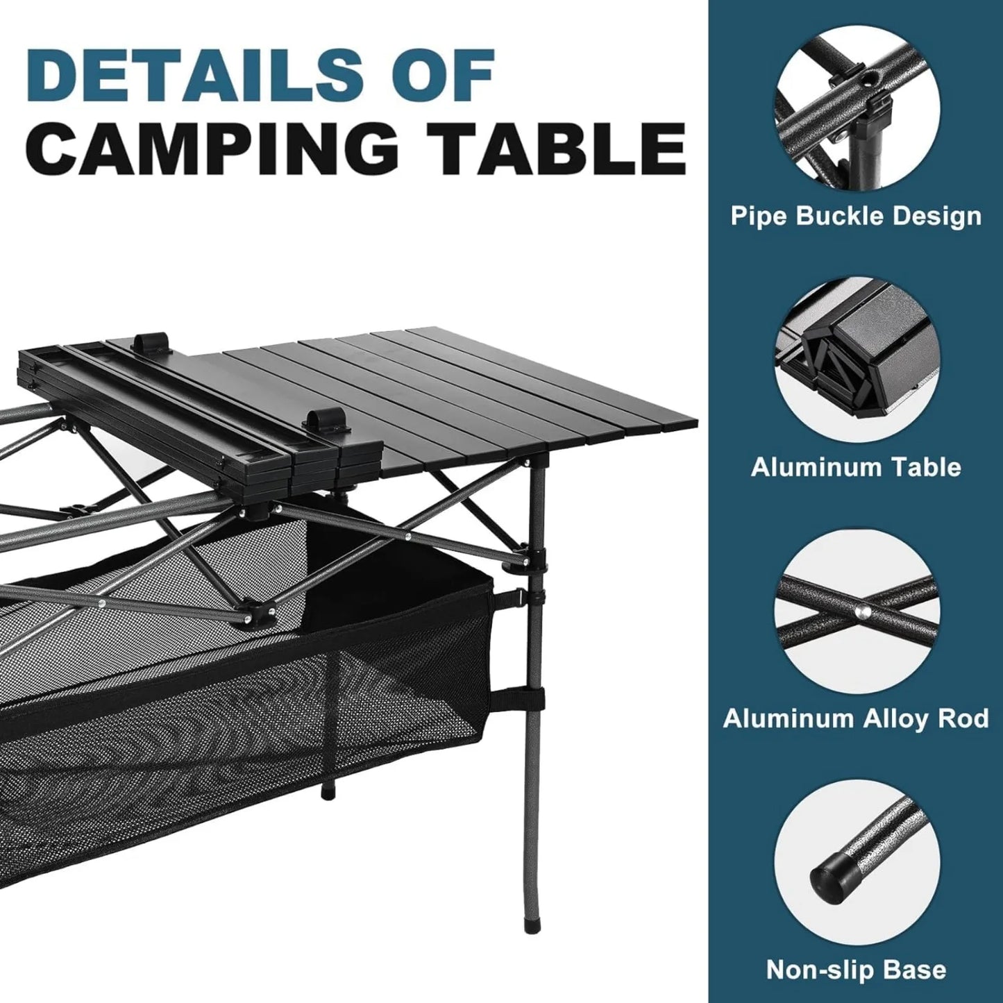 Outdoor Folding Portable Picnic Camping Table - All About Variety