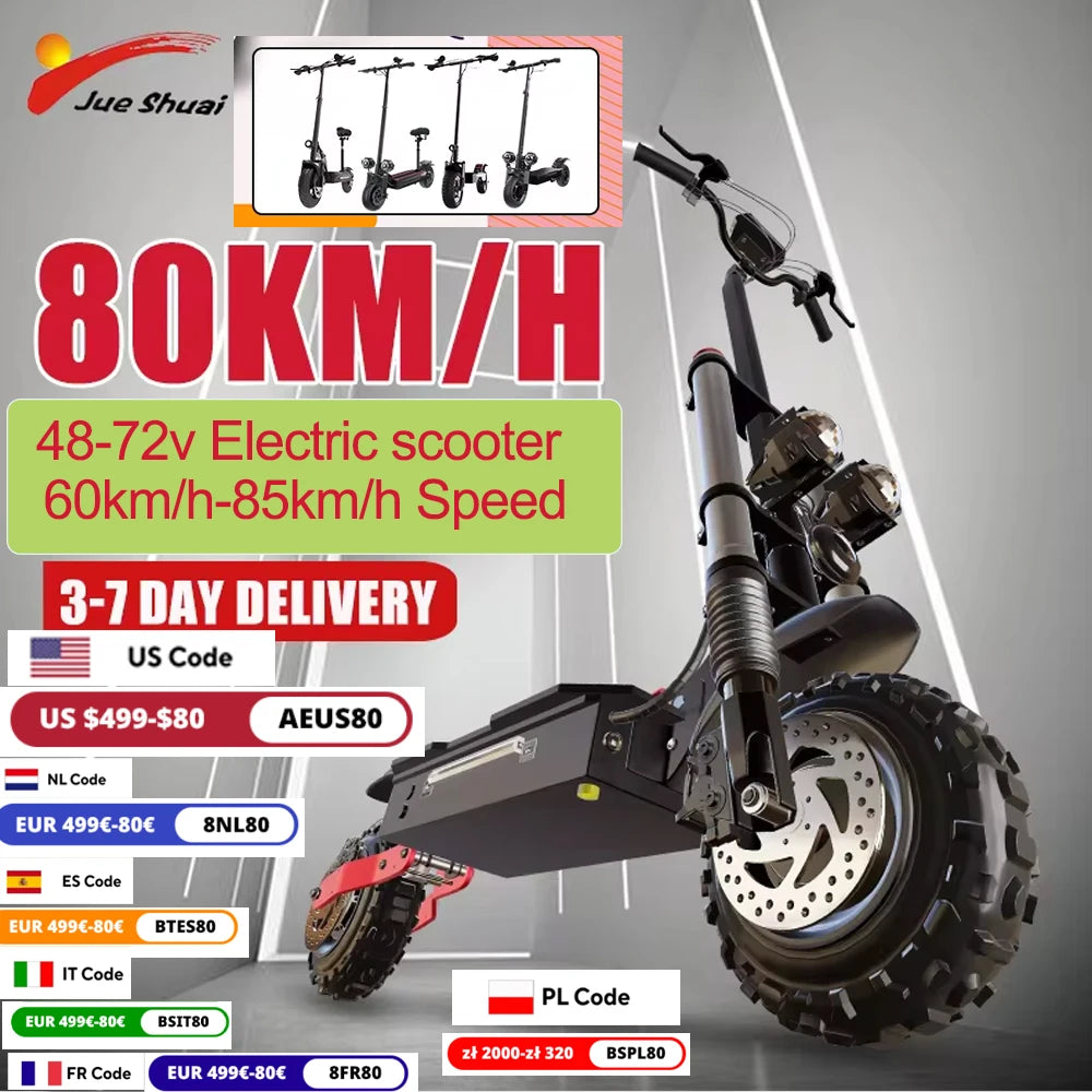 1200W-6000W Electric Scooter Off Road